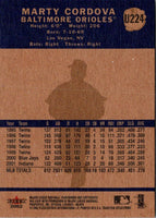2002 Fleer Tradition Update Marty Cordova #U224