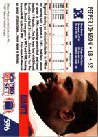 1991 Pro Set Pepper Johnson #596