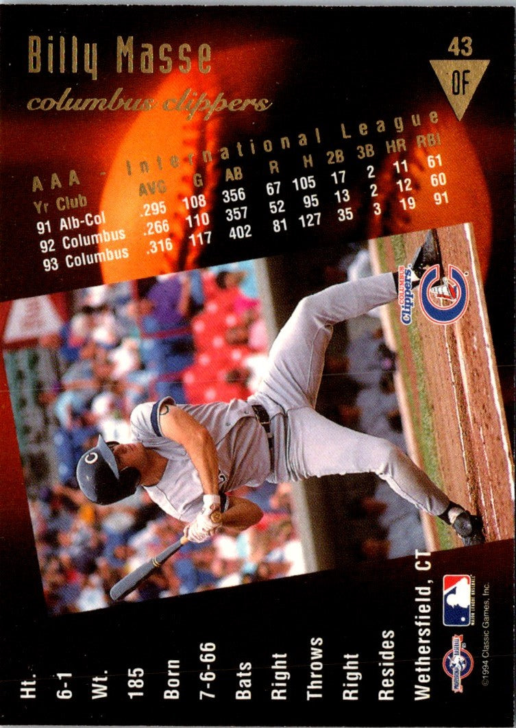 1994 Classic Best Gold Billy Masse