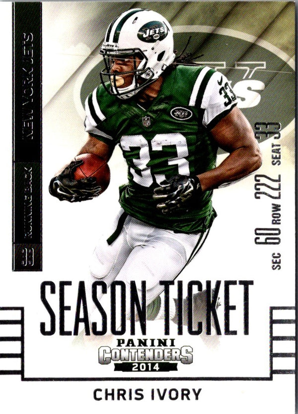 2014 Panini Contenders Chris Ivory #55