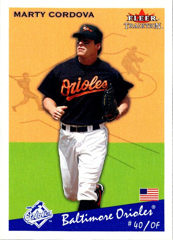 2002 Fleer Tradition Update Marty Cordova #U224