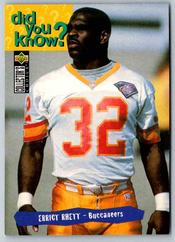 1995 Upper Deck Errict Rhett #37