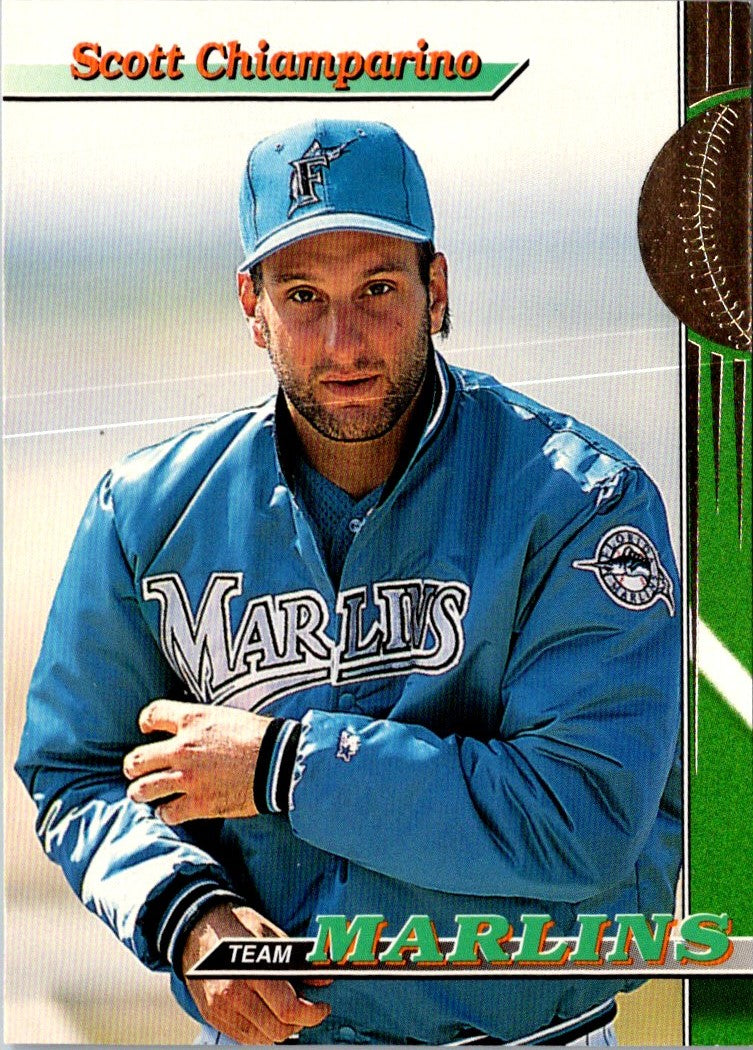 1993 Stadium Club Florida Marlins Scott Chiamparino