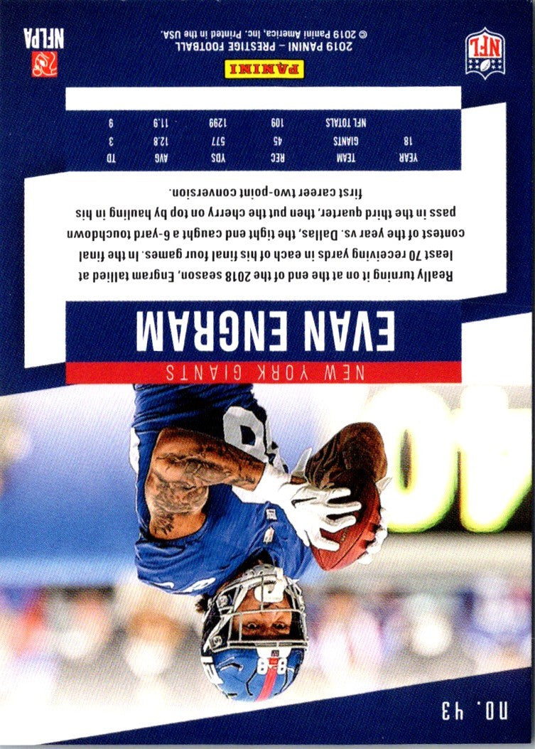 2018 Panini Evan Engram