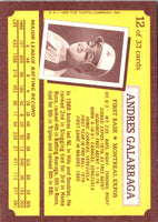 1989 Topps Kay-Bee Superstars of Baseball Andres Galarraga #12