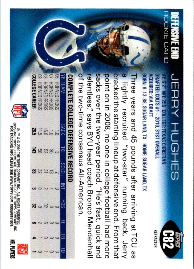 2010 Topps Chrome Jerry Hughes