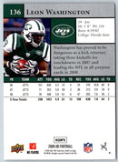2009 Upper Deck Leon Washington