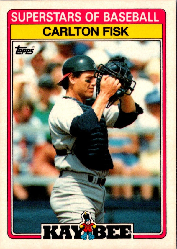 1989 Topps Kay-Bee Superstars of Baseball Carlton Fisk #11