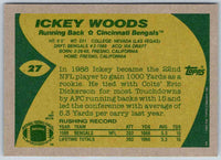 1989 Topps Ickey Woods #27