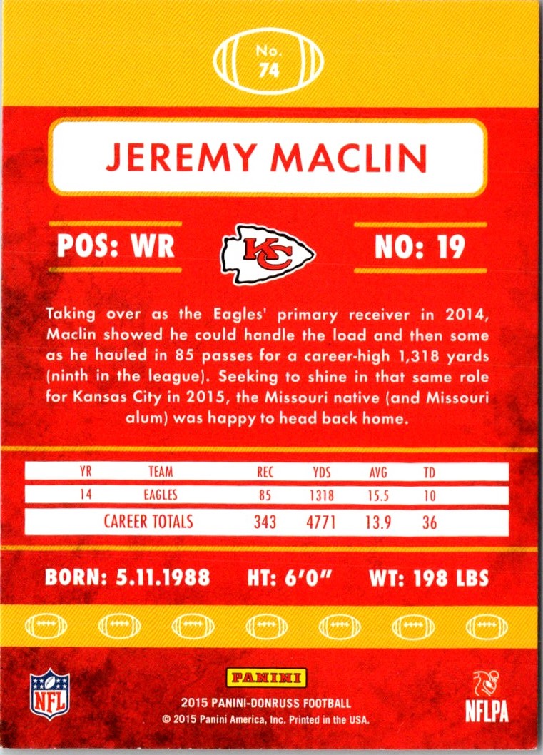 2015 Donruss Jeremy Maclin