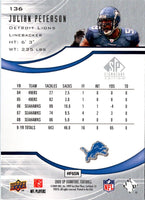 2009 SP Signature Julian Peterson #136
