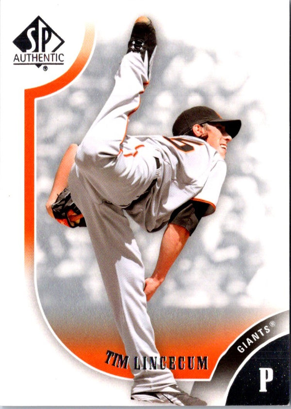 2009 SP Authentic Tim Lincecum #55