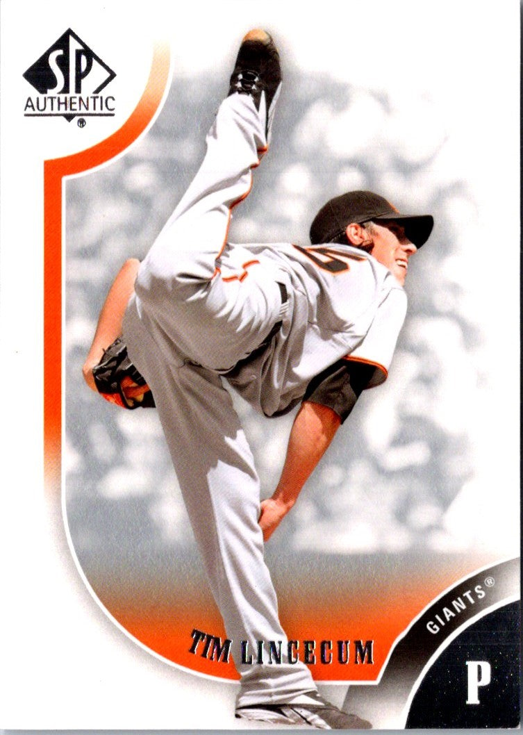 2009 SP Authentic Tim Lincecum