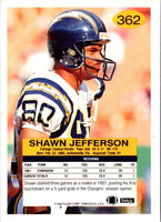 1992 Fleer Shawn Jefferson #362