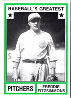 1987 TCMA 1982 Greatest Pitchers Freddie Fitzsimmons #41