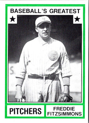 1987 TCMA 1982 Greatest Pitchers Freddie Fitzsimmons #41