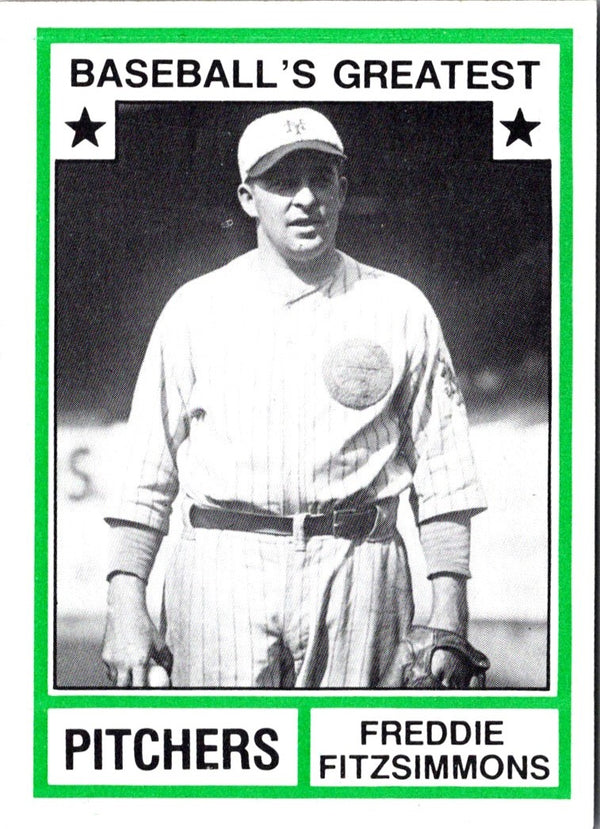 1987 TCMA 1982 Greatest Pitchers Freddie Fitzsimmons #41