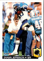 1992 Fleer Shawn Jefferson #362