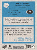 2009 Upper Deck Takeo Spikes #166