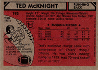 1980 Topps Ted McKnight #193 Rookie NM-MT