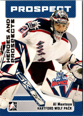 2006 In The Game Heroes and Prospects Al Montoya #76