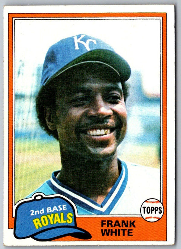 1981 Topps Frank White #330