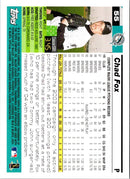 2005 Topps Chad Fox