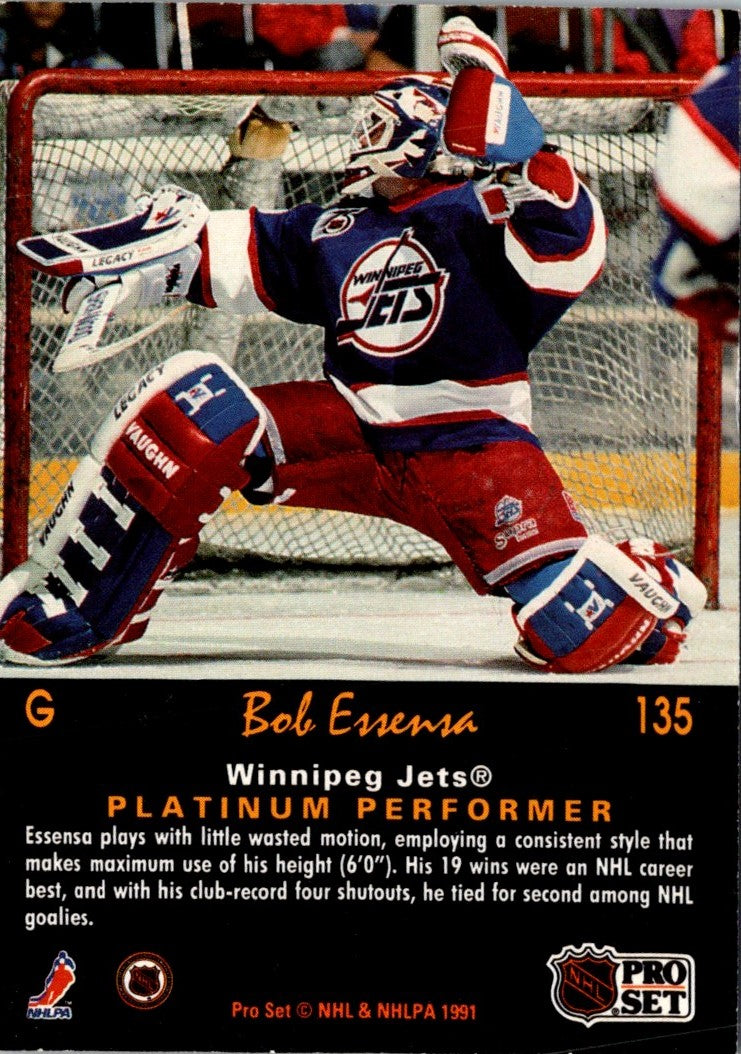 1991 Pro Set Platinum Bob Essensa