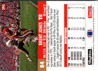 1993 SkyBox Impact Brent Jones #295