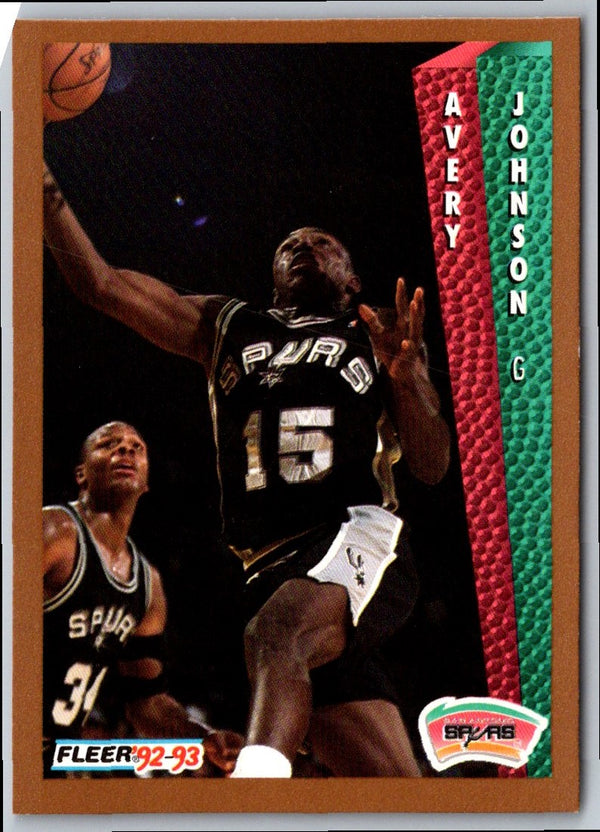 1992 Fleer Avery Johnson #429