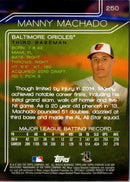 2015 Stadium Club Manny Machado