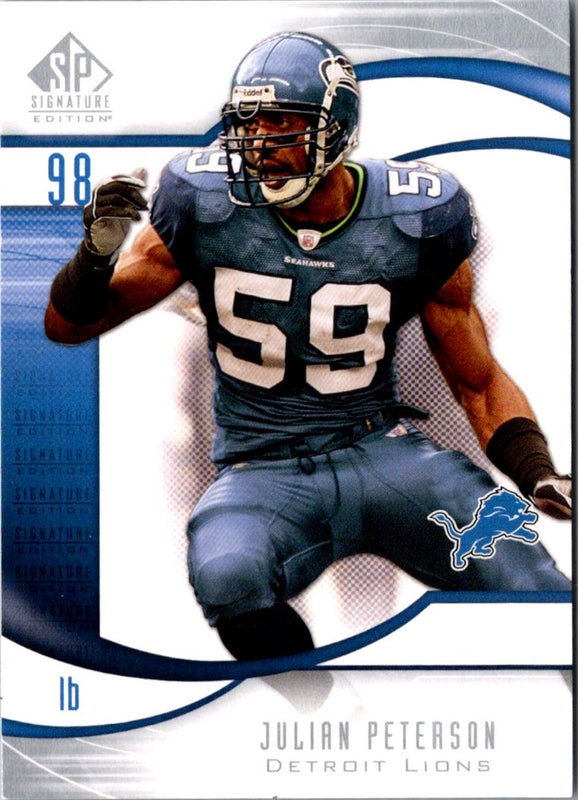 2009 SP Signature Julian Peterson #136