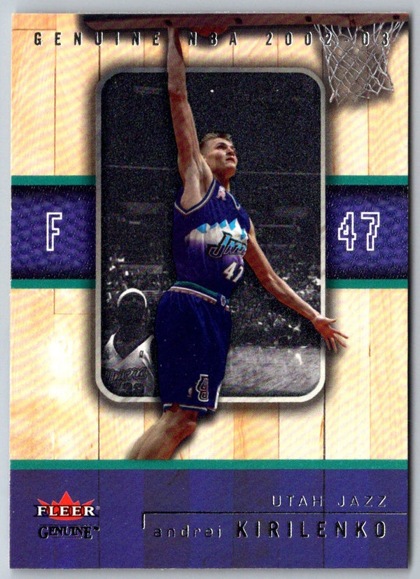 2002 Fleer Genuine Andrei Kirilenko #55