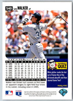 1996 Collector's Choice Larry Walker #540