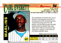 1993 Bowman Carl Everett #94