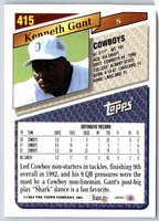 1993 Topps Kenneth Gant #415