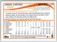 2014 Topps Gold Jason Castro #145 0623/2014