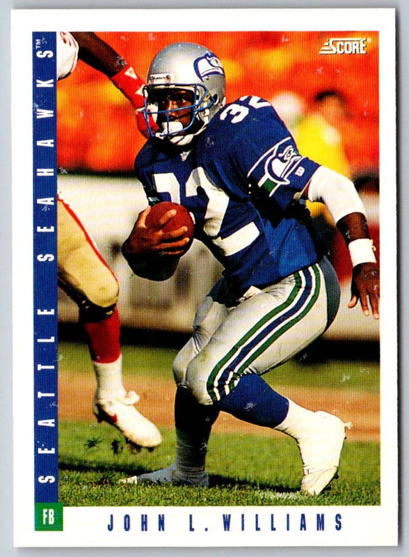 1993 Score John L. Williams #65
