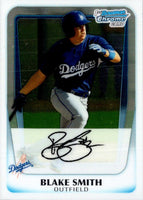 2011 Bowman Chrome Prospect Autographs Blake Smith #BCP91 Autograph
