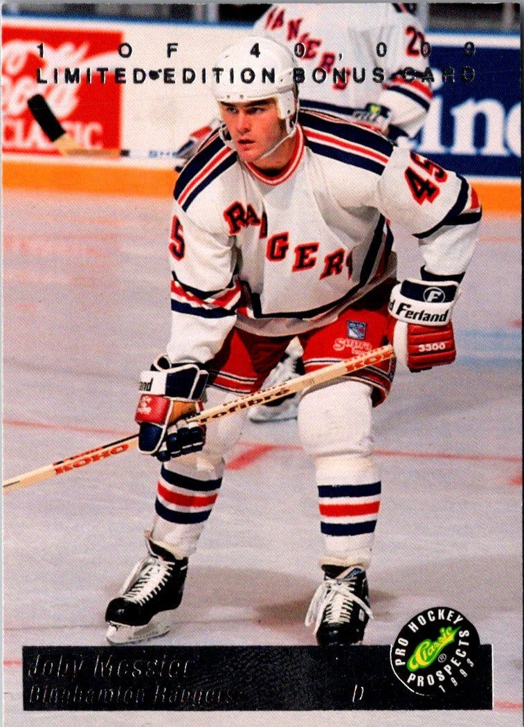 1993 Classic Pro Prospects Bonus Cards Joby Messier