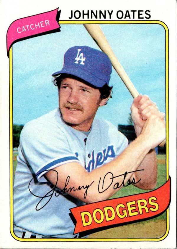 1980 Topps Johnny Oates #228