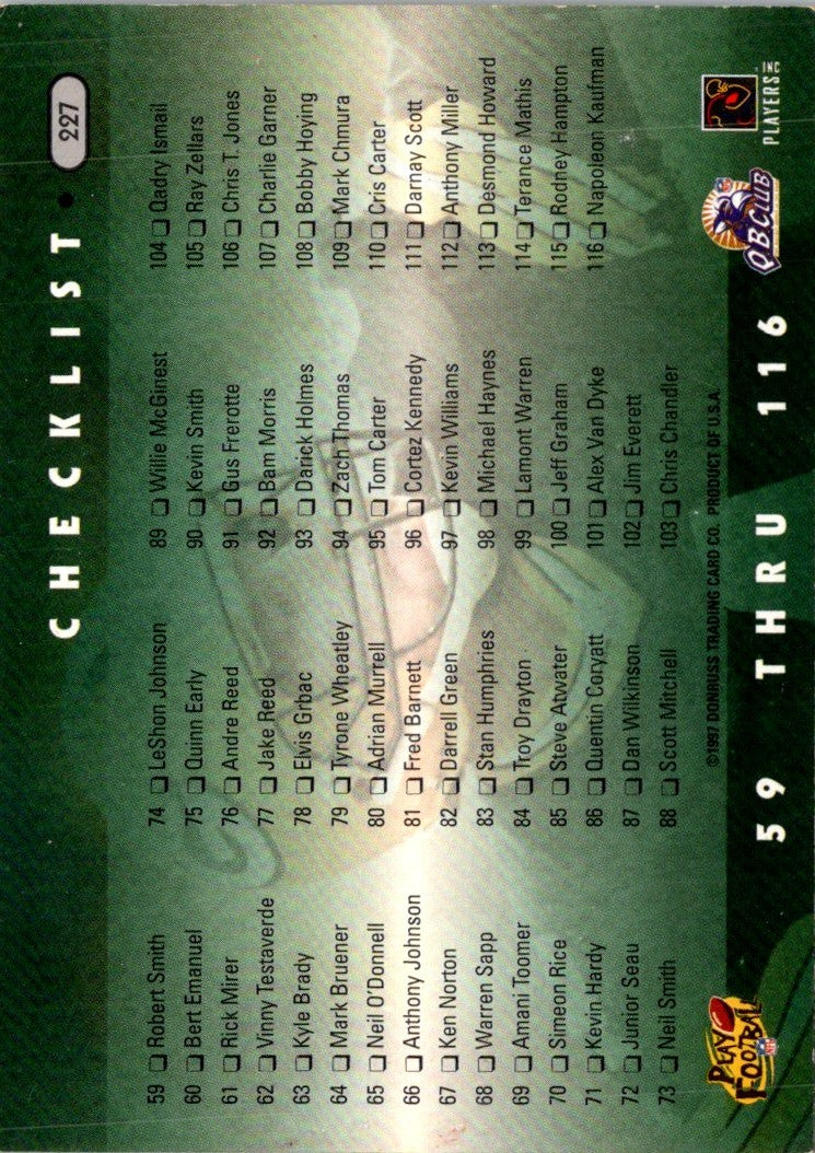 1997 Donruss Brett Favre