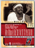 2002 Fleer Genuine Rasheed Wallace #45