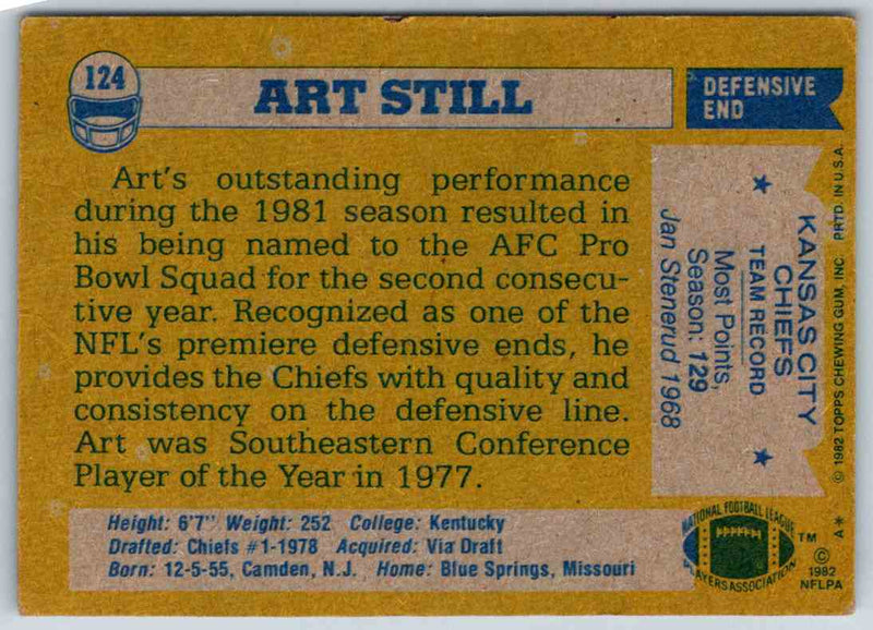 1990 Topps Art Still