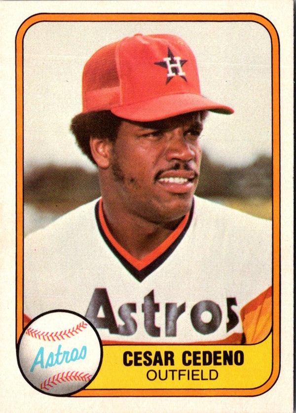 1981 Fleer Cesar Cedeno #59