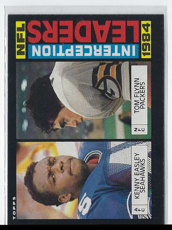 1985 Topps Kenny Easley/Tom Flynn #196