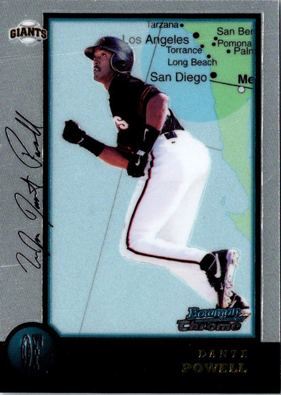 1998 Bowman Chrome International Dante Powell #214