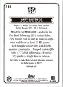 2012 Topps Magic Andy Dalton