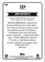 2012 Topps Magic Andy Dalton #185