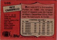 1987 Topps Rich Camarillo #105